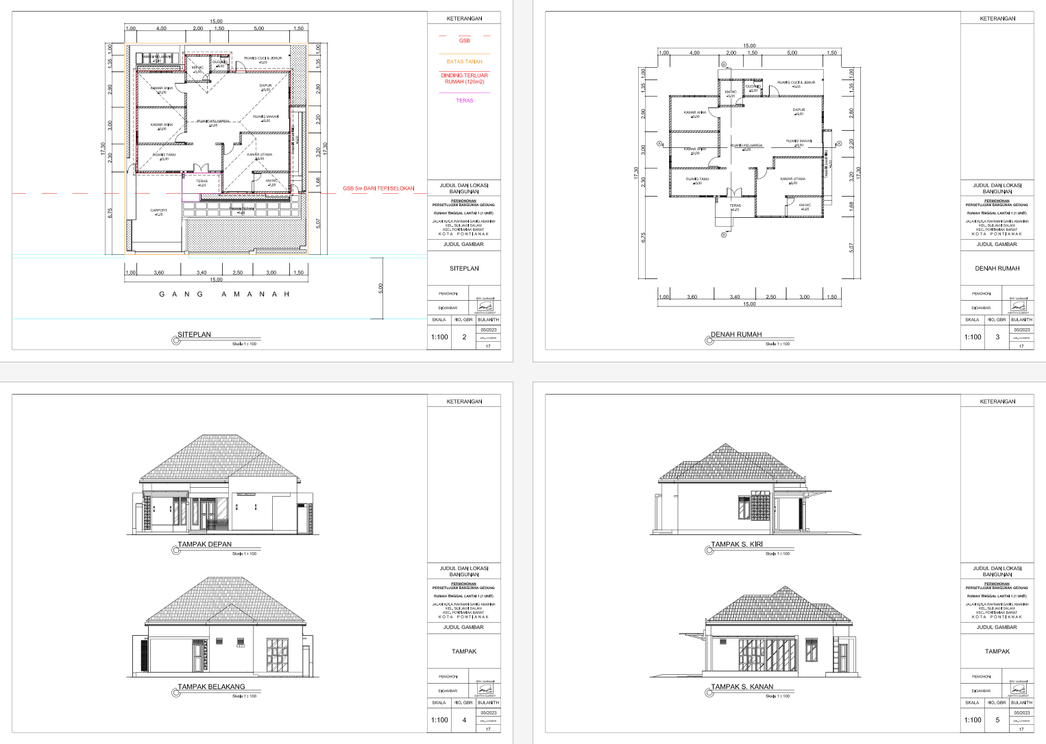 IMB/PBG RUMAH Mr. EW