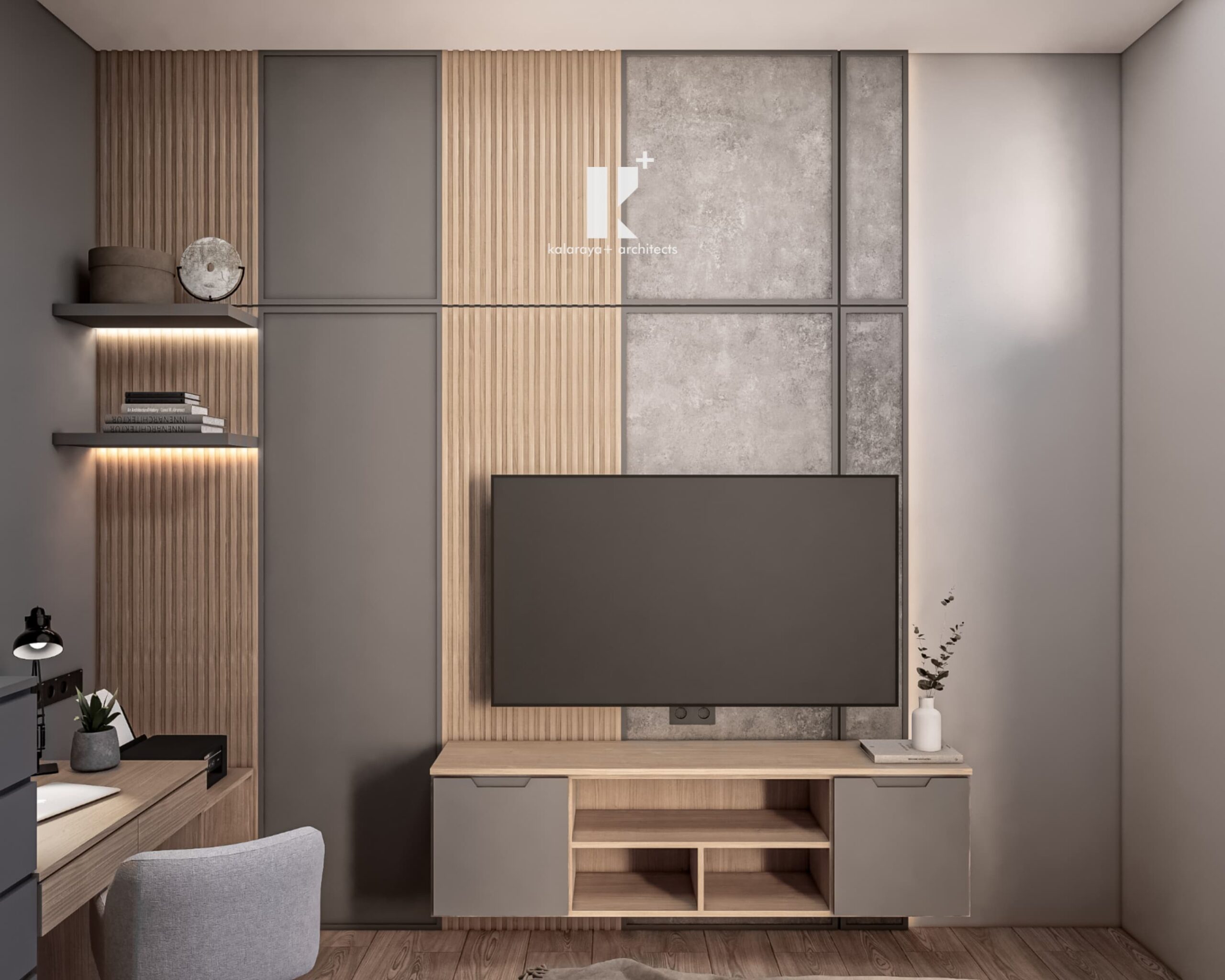 INTERIOR MODERN BEDROOM