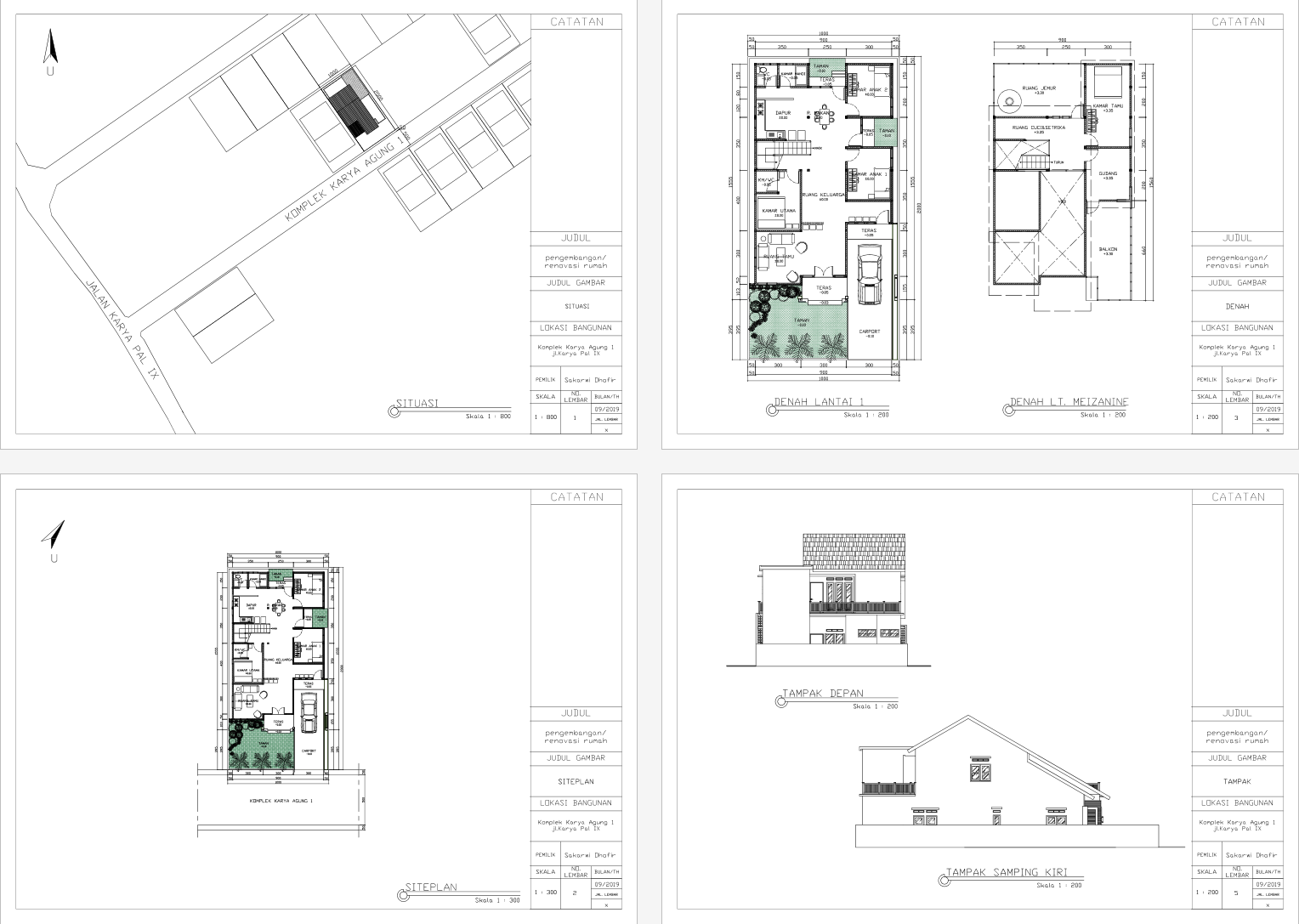 IMB/PBG RENOVASI RUMAH Mr. SD