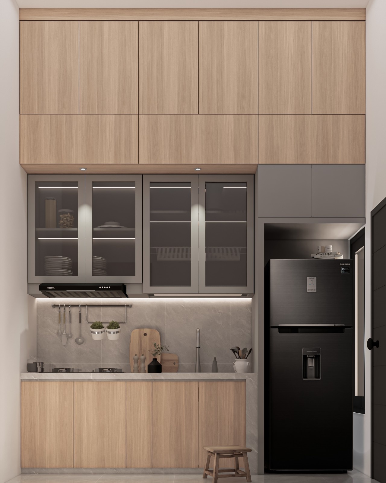 INTERIOR KITCHENSET TAMAN BUMI SERDAM Mr. D